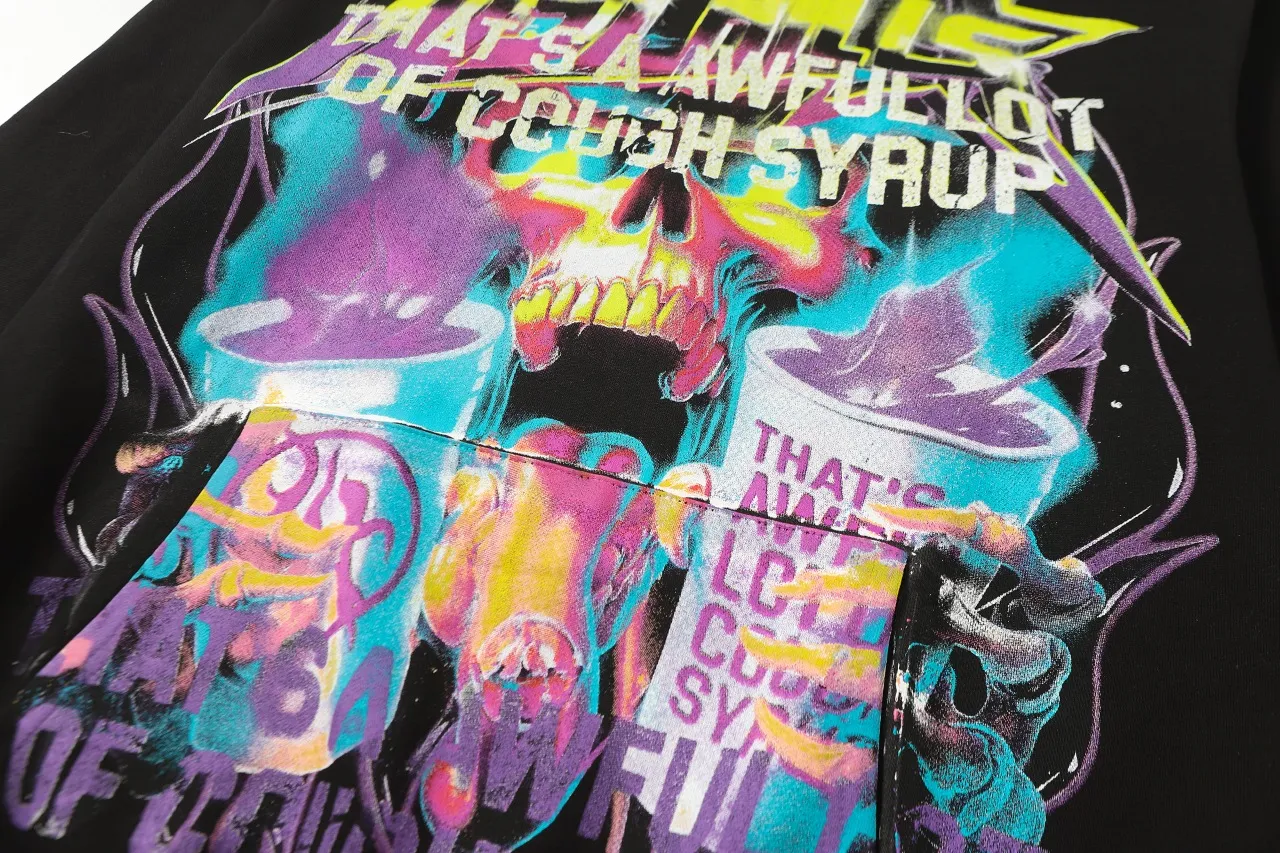 C Black I THAT'S A AWFUL LOT OF COUGH SYRUP In Stock Same Style. （fabric): 100 Sizes（size）：S-M L X L （colour）：